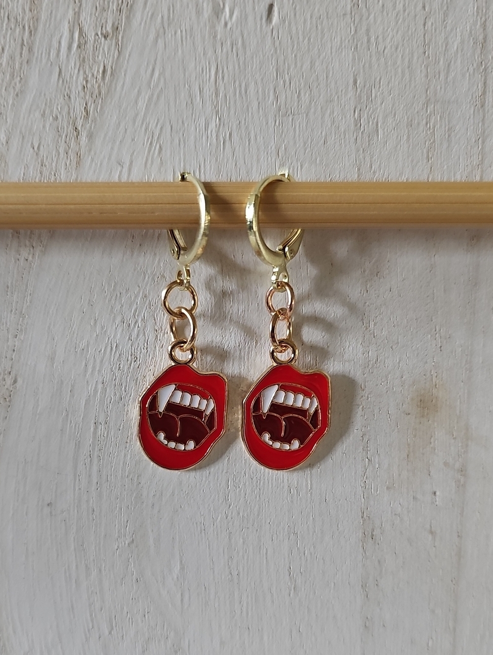 Vampire Fang Earrings